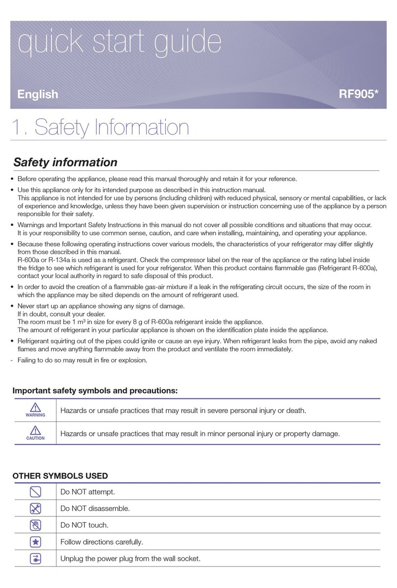 Samsung RF905 SERIES User manual