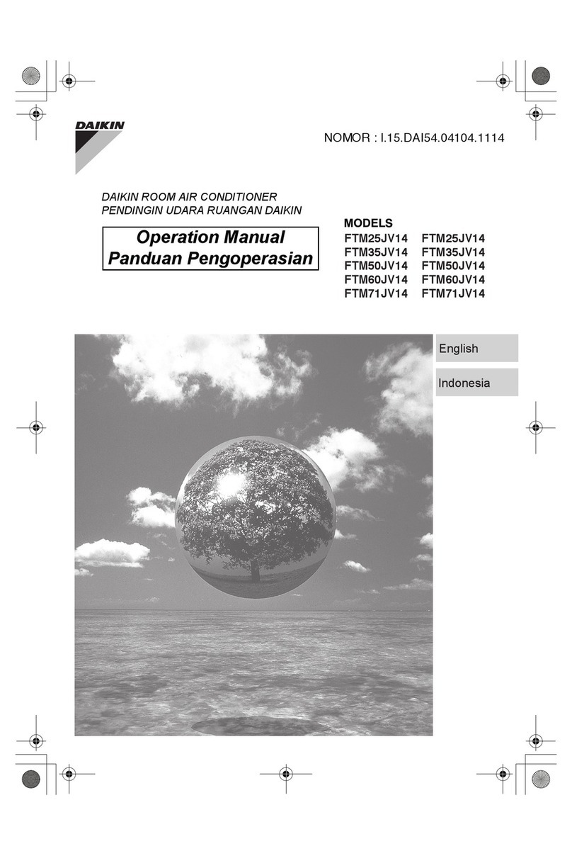 Daikin FTM25JV14 User manual