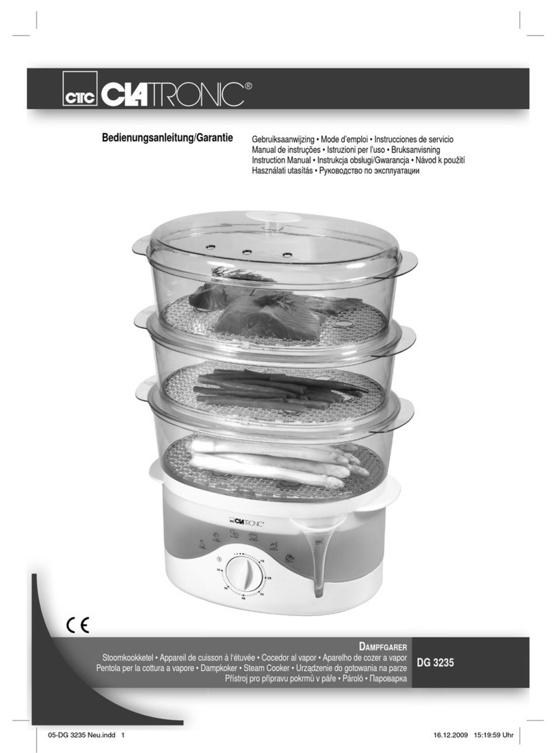 Clatronic DG 3235 instruction manual