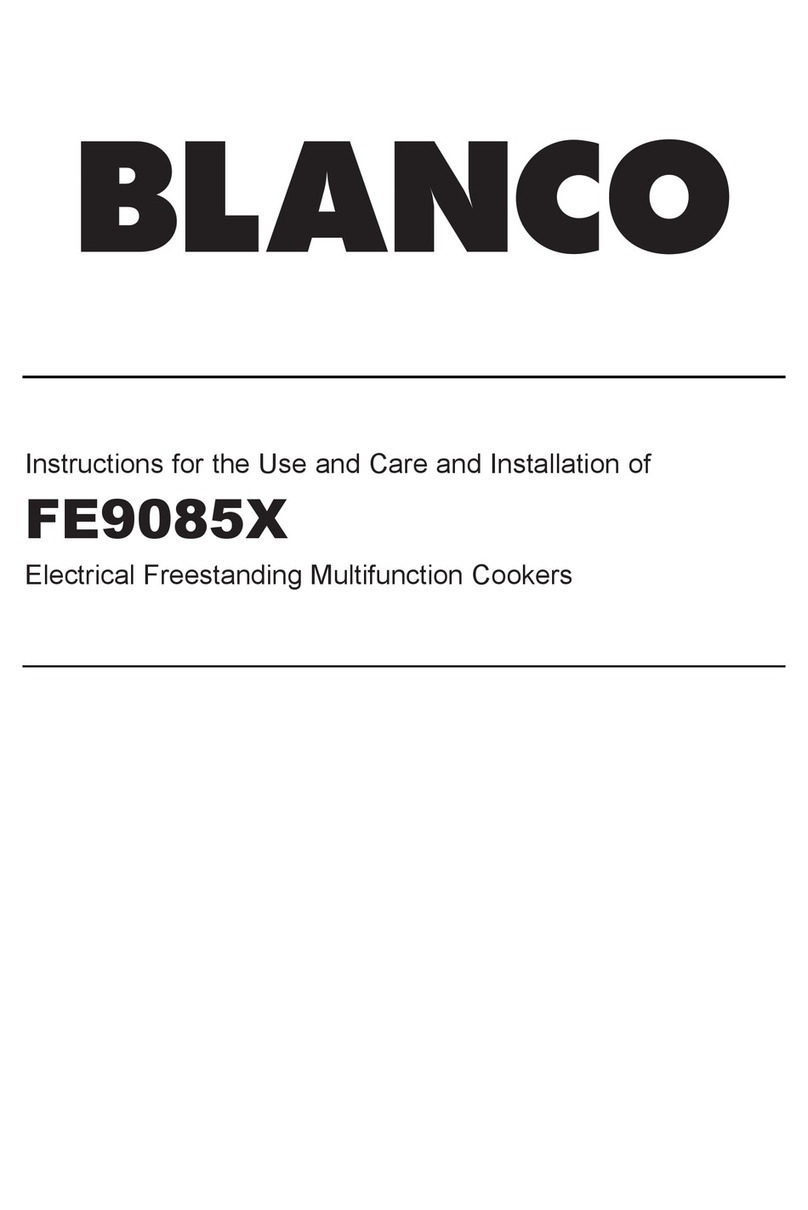 Blanco FE9085X Instructions for the use and care and installation