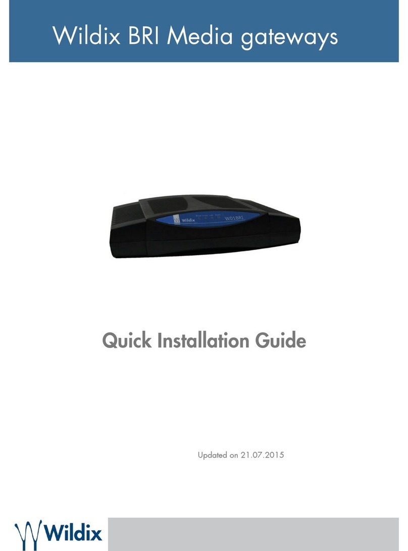 Wildix BRI Quick installation guide