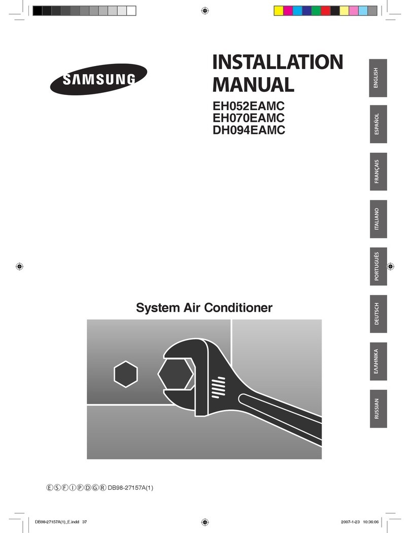 Samsung EH052EAMC installation manual Samsung EH052EAMC installation manual