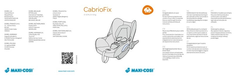 MaxiCosi CabrioFix manual