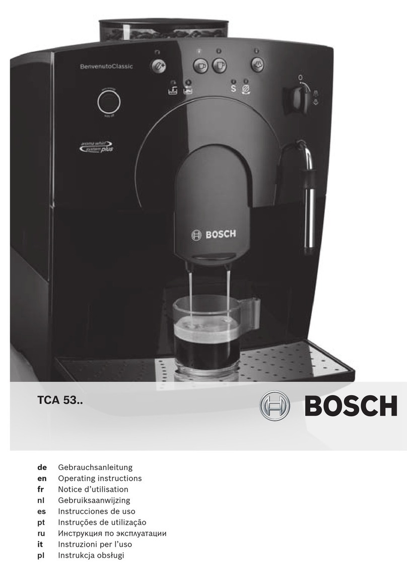 Bosch TCA 53 Series User manual Bosch TCA 53 Series User manual