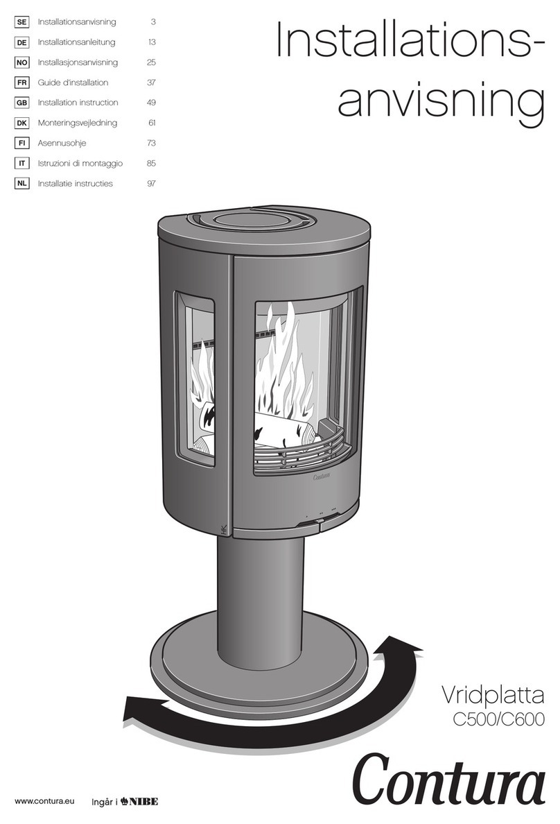 Contura Vridplatta C500 User manual