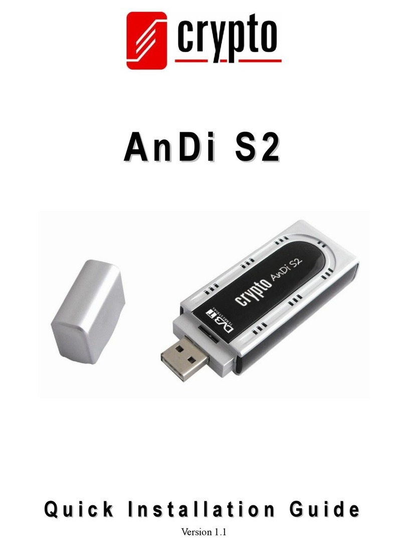 Crypto AnDi S2 Quick installation guide Crypto AnDi S2 Quick installation guide