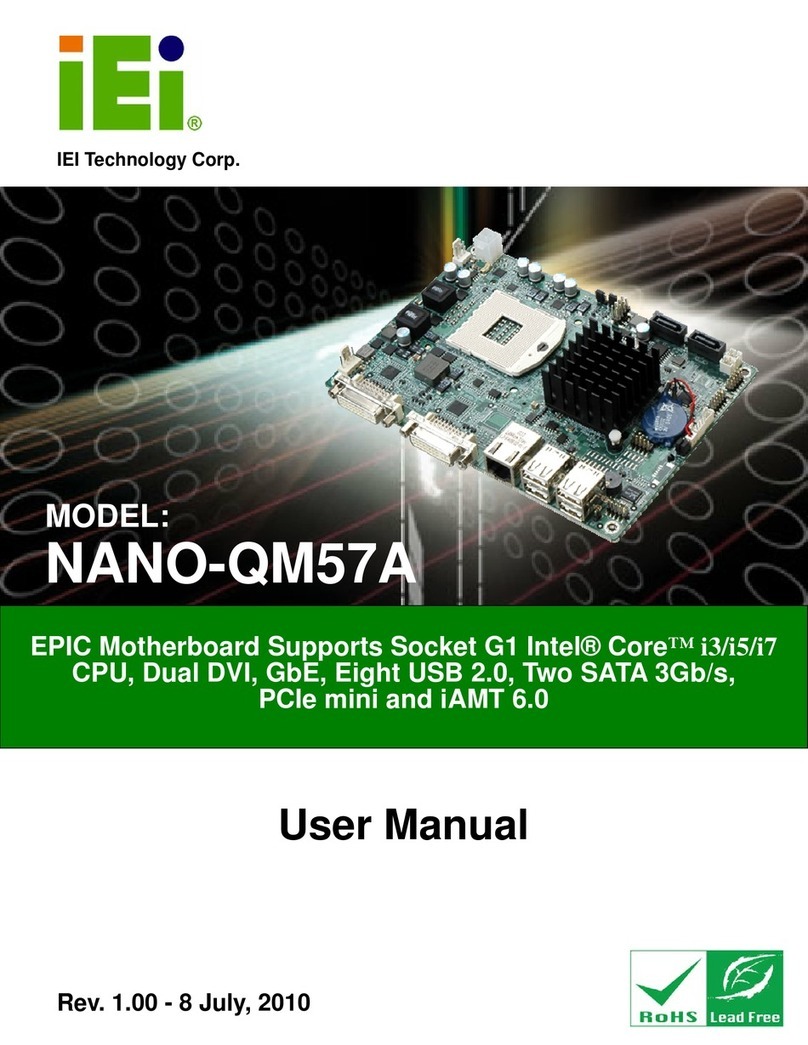 IEI Technology NANO-QM57A user manual