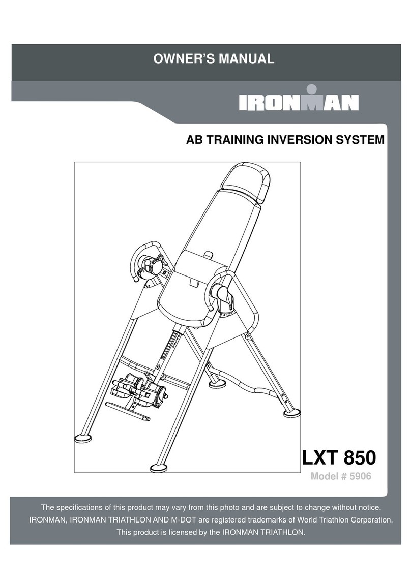 Ironman Fitness LXT 850 owner's manual