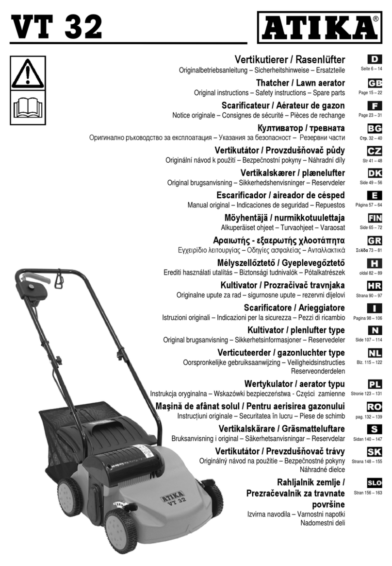 ATIKA VT 32 User manual