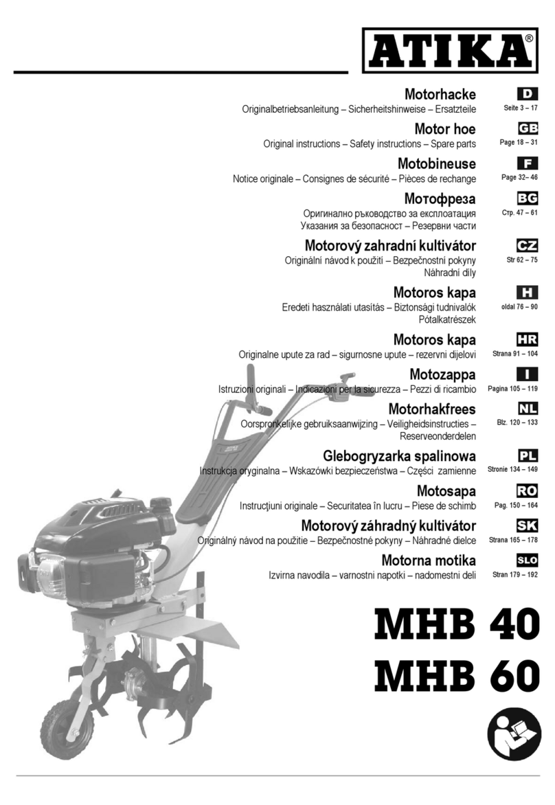 ATIKA MHB 40 User manual