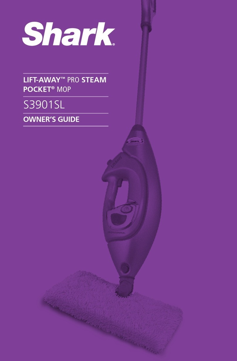 Shark LIFT-AWAY PRO STEAM POCKET S3901SL User manual Shark LIFT-AWAY PRO STEAM POCKET S3901SL User manual