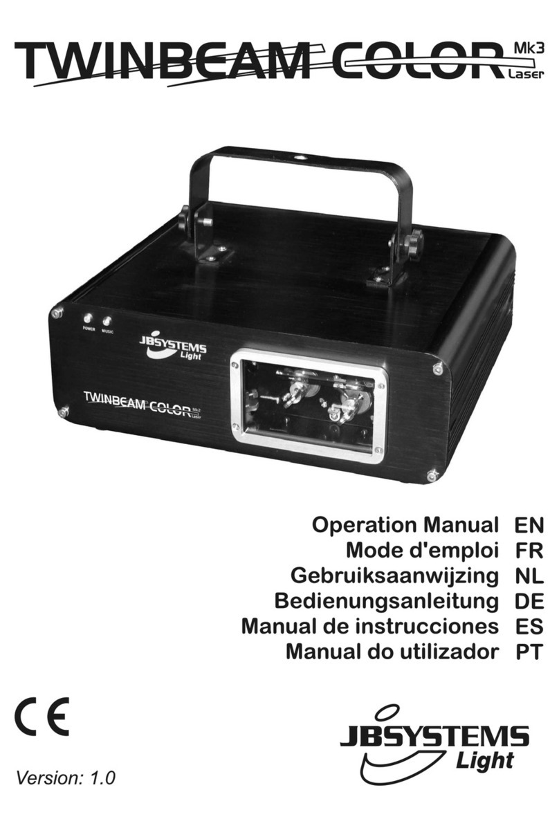 JB Systems TwinBeam Color Mk3 User manual
