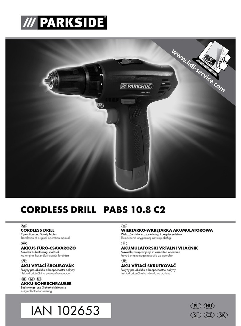Parkside PABS 10.8 C2 User manual