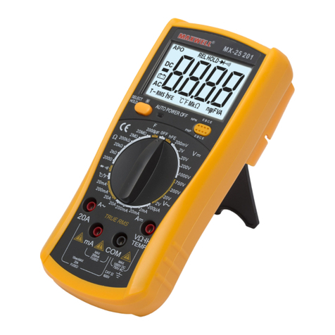 Maxwell 25201 user manual