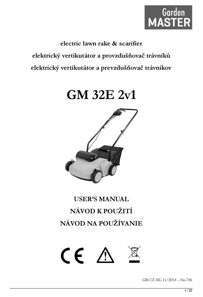 GARDEN MASTER GM 32E 2v1 user manual