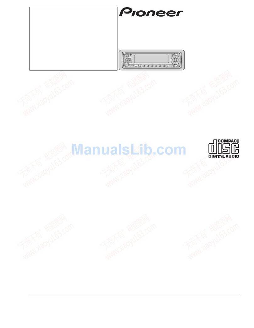 Pioneer DEH-P600 Service manual
