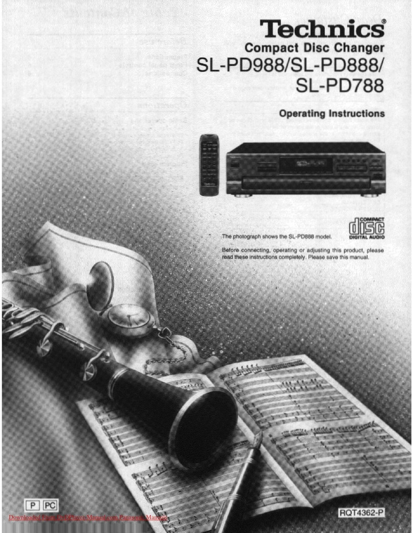 Technics SL-PD988 User manual