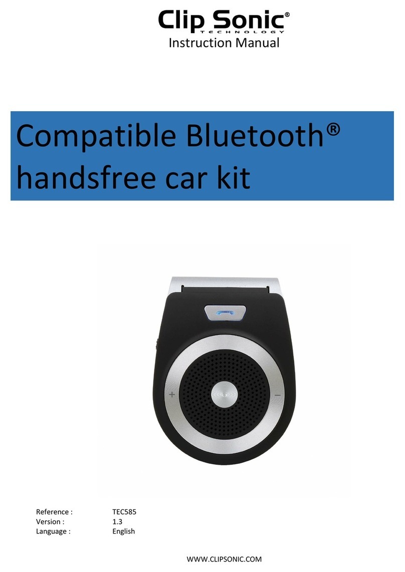 Clip Sonic TEC585 instruction manual