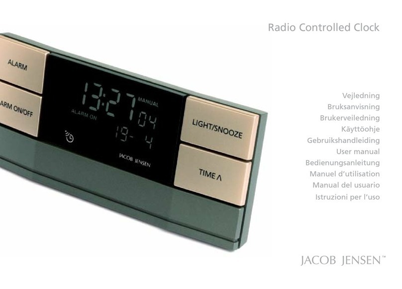 Jacob Jensen 21099 user manual
