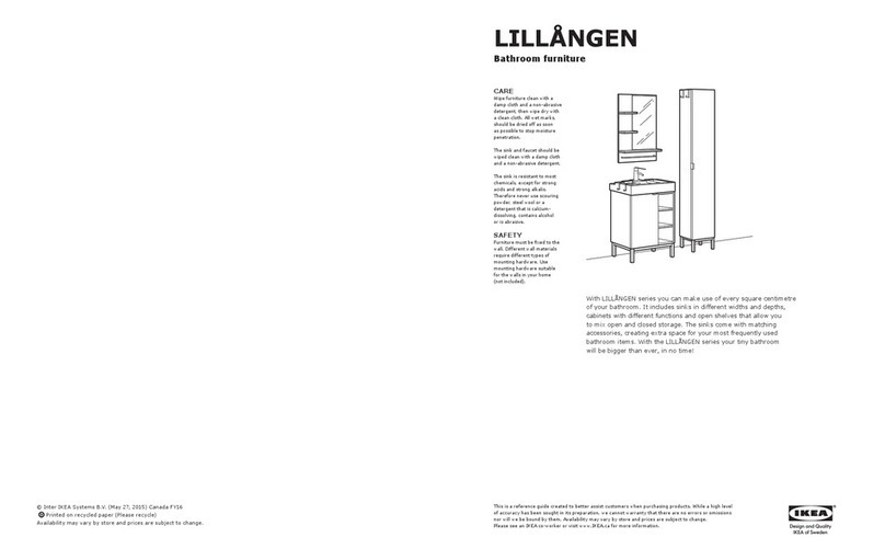 IKEA LILLANGEN User manual IKEA LILLANGEN User manual