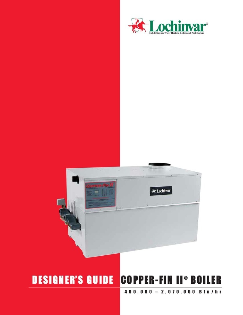 Lochinvar Copper-Fin II CX401 User manual