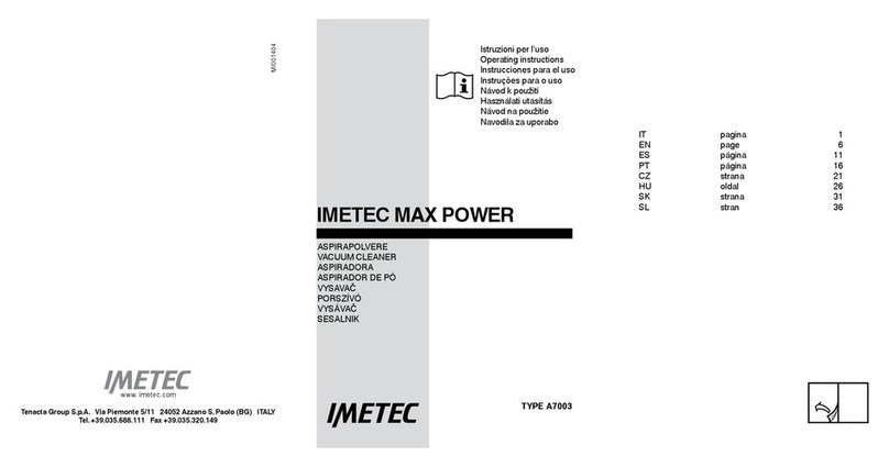 Imetec A7003 MAX POWER User manual