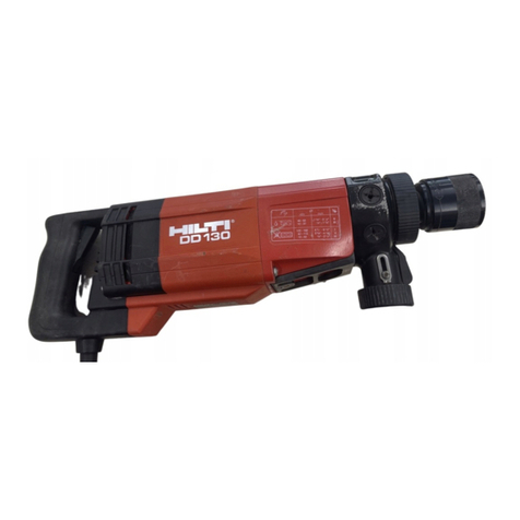 Hilti DD 130 User manual Hilti DD 130 User manual