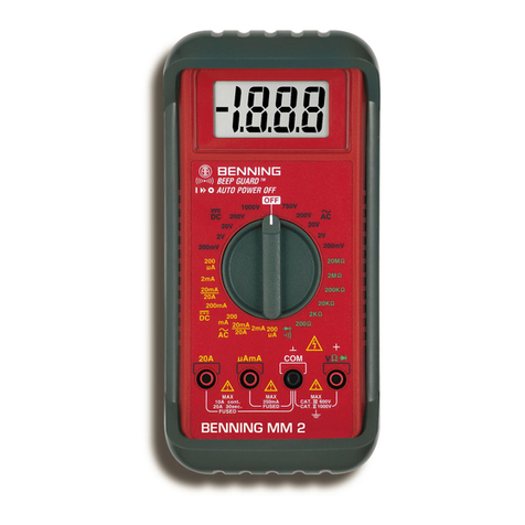 Benning MM 2 User manual
