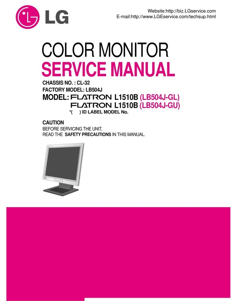 LG Flatron L1510B User manual