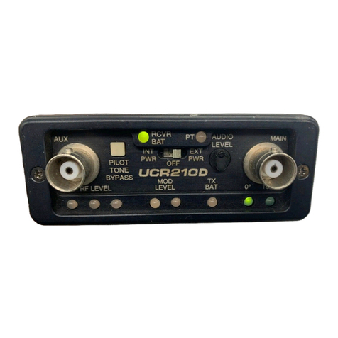 Lectrosonics UCR210D User manual