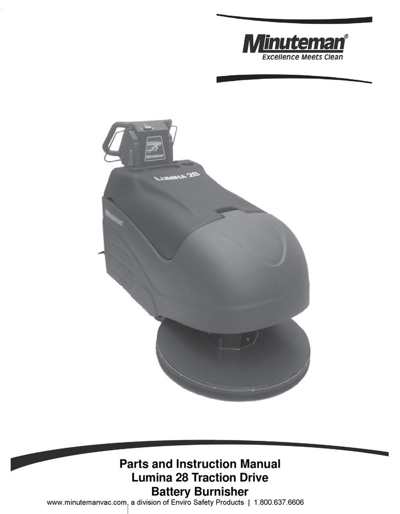 Minuteman Lumina 28 Traction Drive Parts list manual