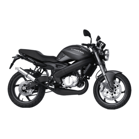 Cagiva 2007 raptor 125-E 3 owner's manual