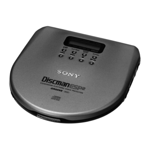 Sony D-E700 User manual