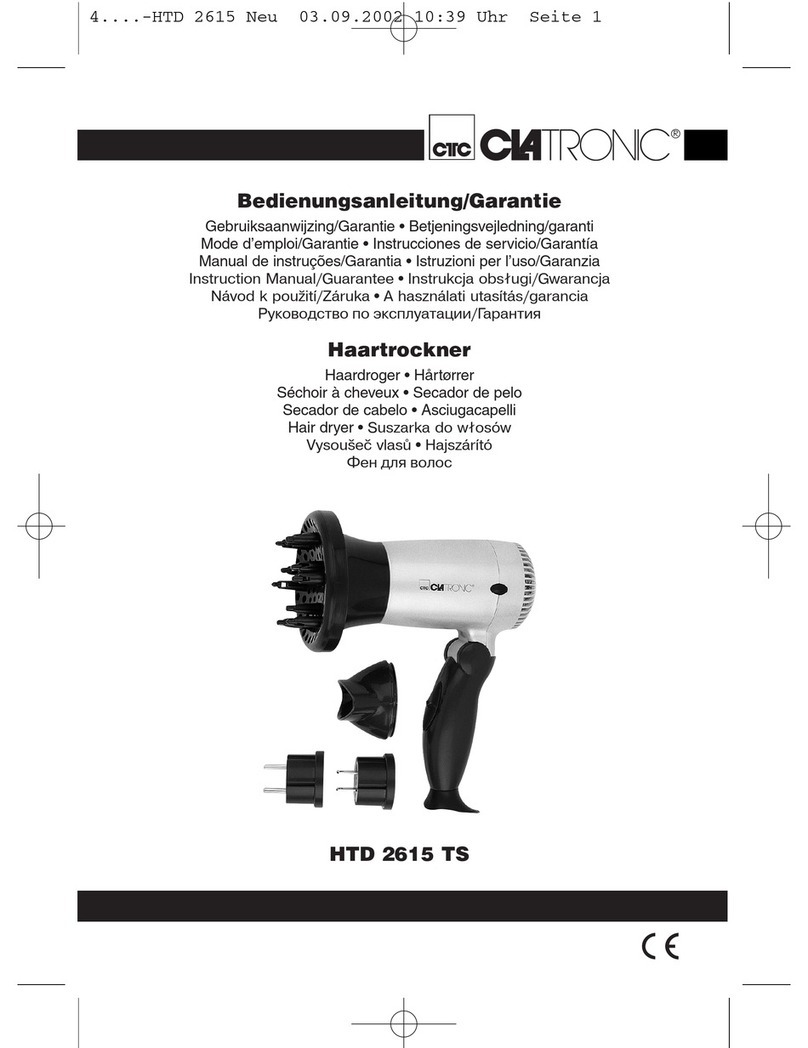 Clatronic HTD 2615 TS User manual