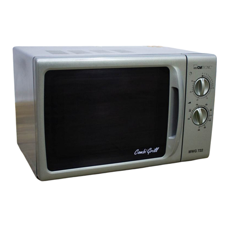 Clatronic MWG 722 instruction manual