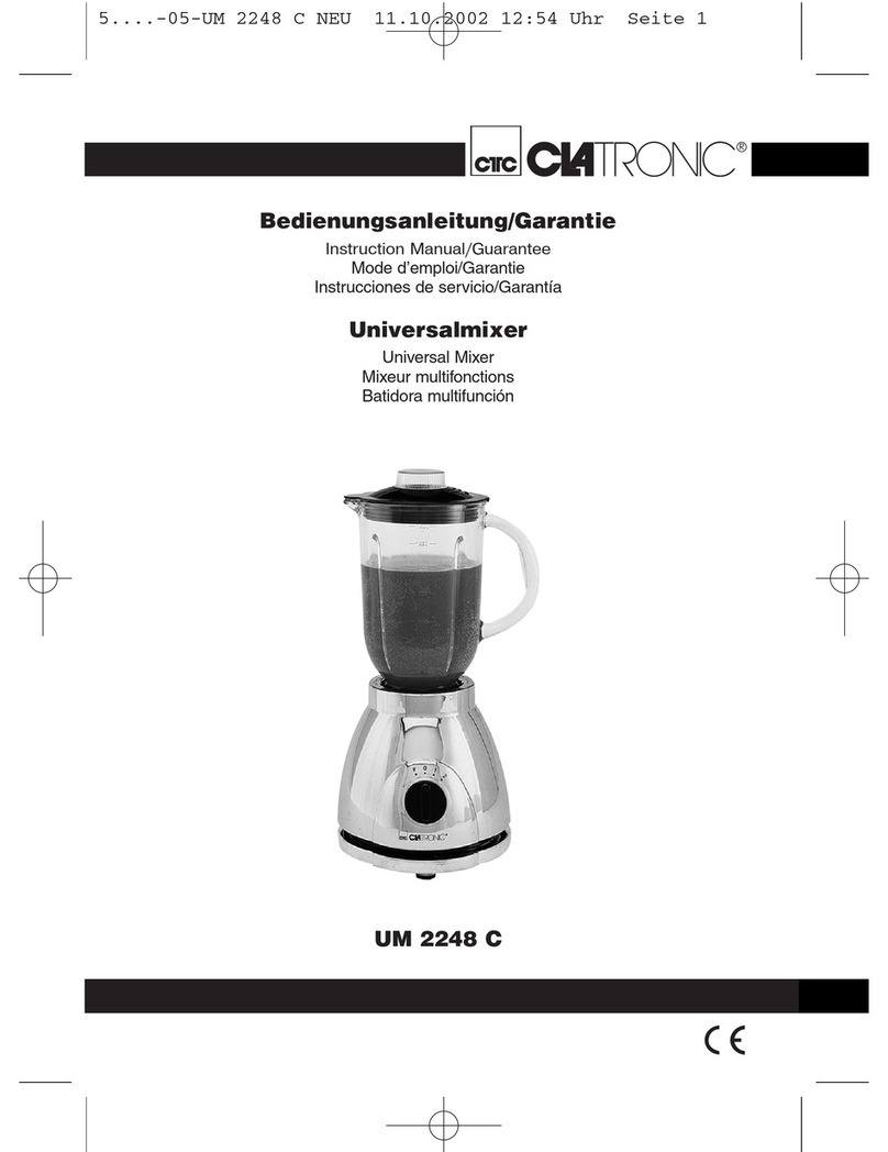 Clatronic UM 2248 C instruction manual