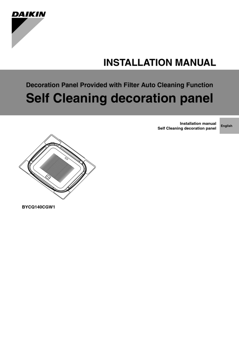 Daikin BYCQ140CGW1 User manual