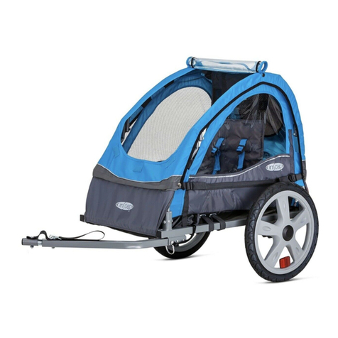 InStep Single Seat Bicycle Trailer User manual