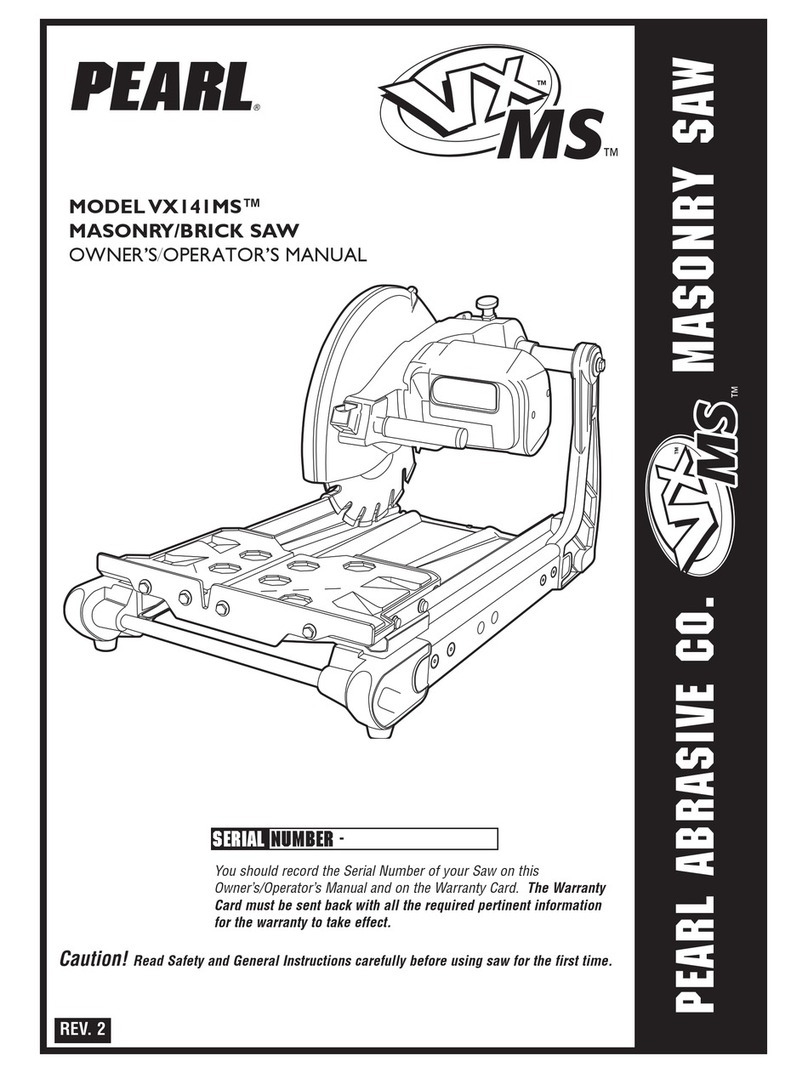 Pearl VX141MS owner's manual