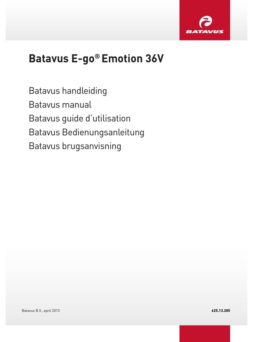 Batavus E-go Emotion 36V instruction manual