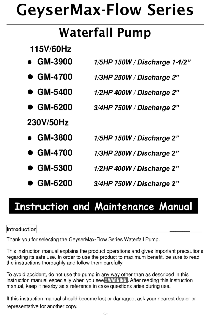 MATALA GM-3900 Instruction and maintenance manual