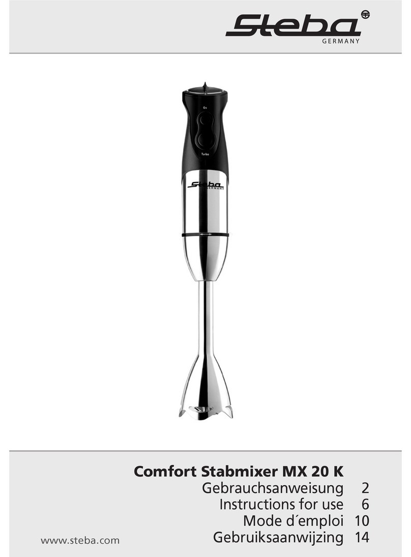 Steba MX 20 User manual