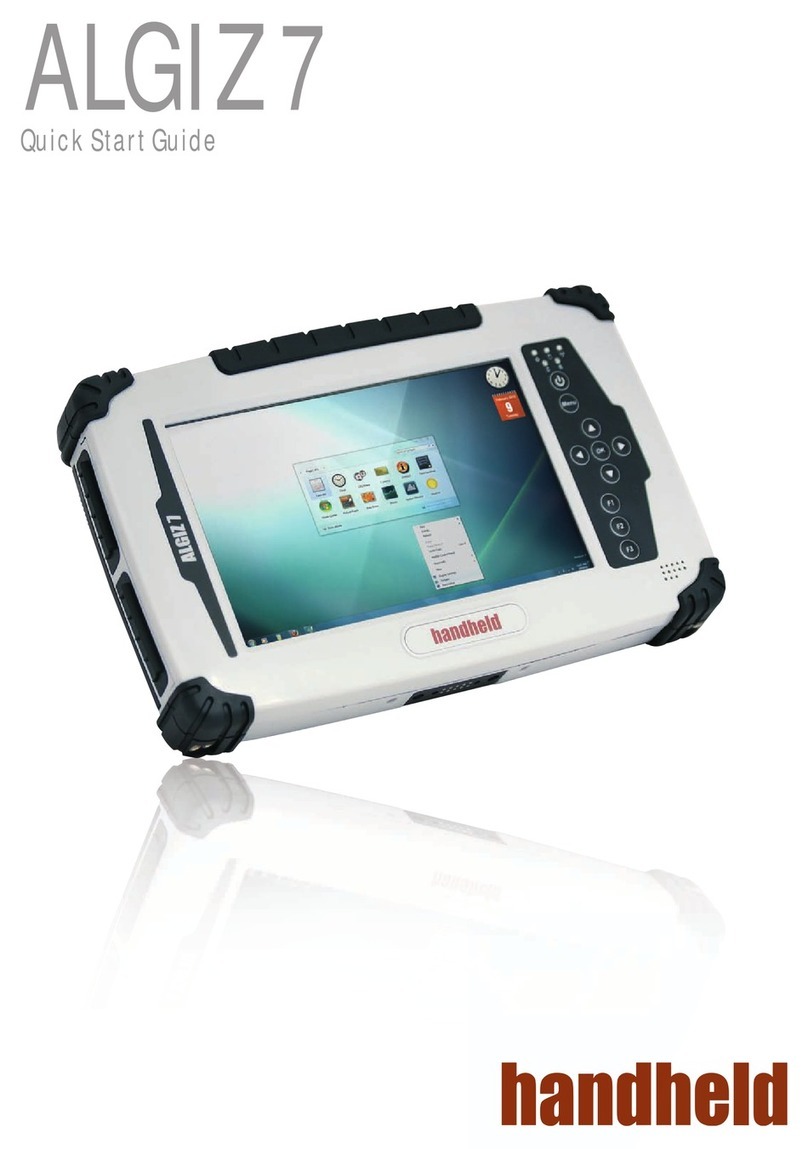 HandHeld ALGIZ 7 User manual HandHeld ALGIZ 7 User manual