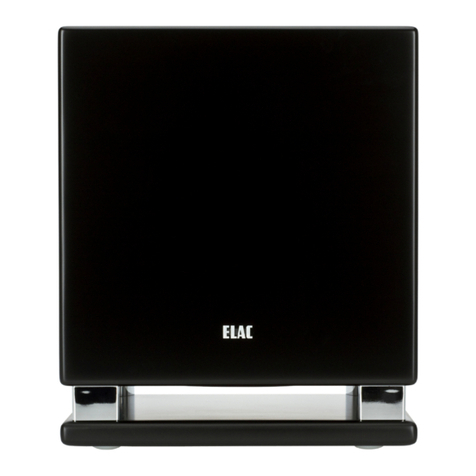 ELAC SUB 2030 operating instructions