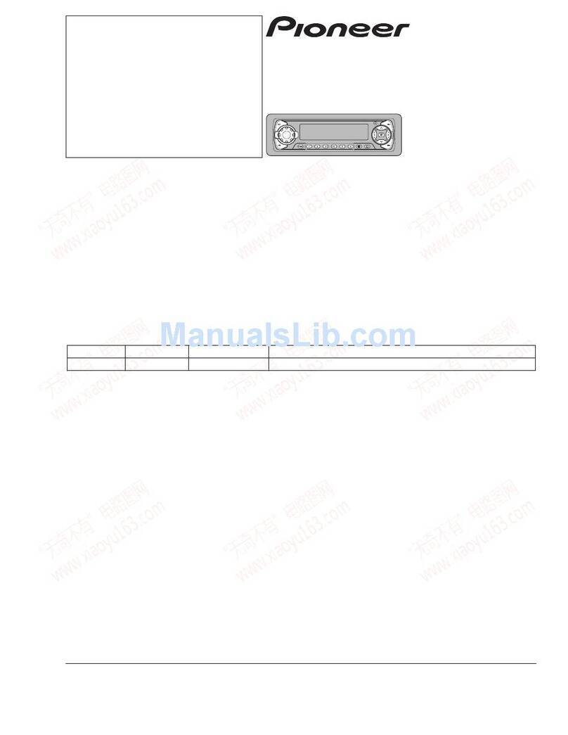 Pioneer DEH-P520 User manual
