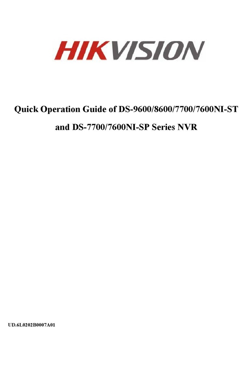 HIK VISION DS-9600NI-ST Series User guide