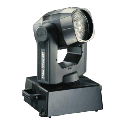Claypaky STAGE COLOR 300 AE instruction manual Claypaky STAGE COLOR 300 AE instruction manual