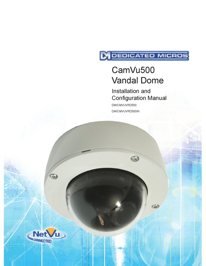NetVu CamVu500 Installation and configuration manual