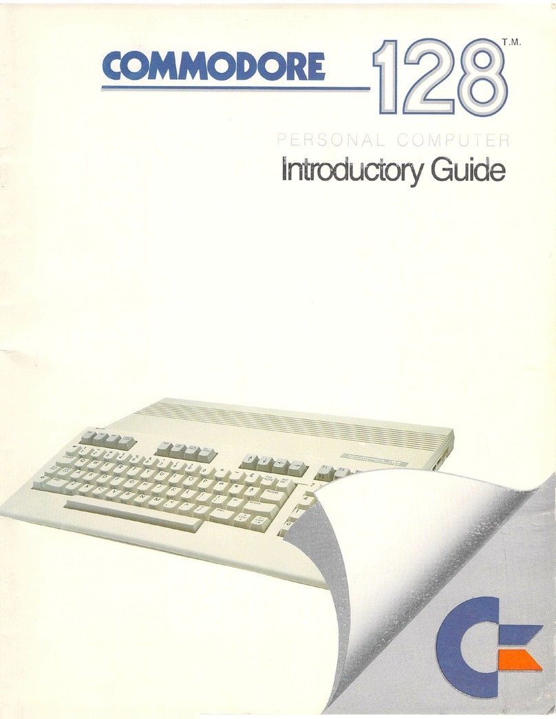 Commodore 128 User manual Commodore 128 User manual