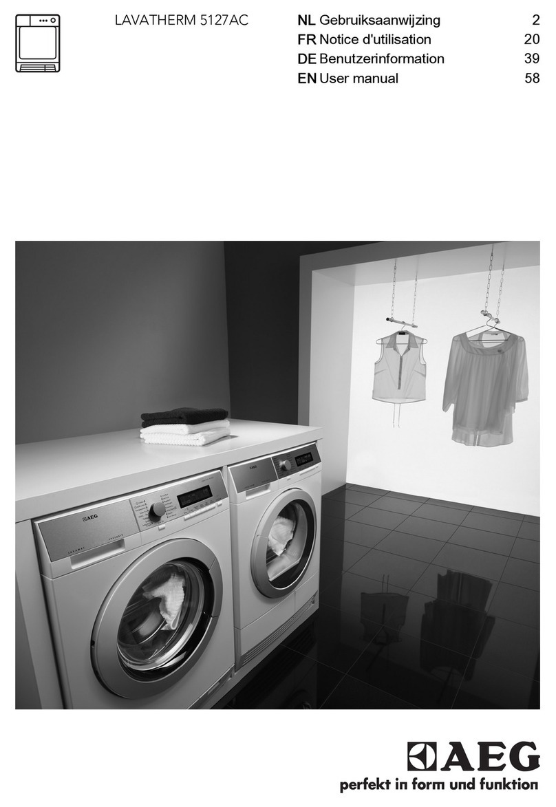 AEG LAVATHERM 5127AC User manual